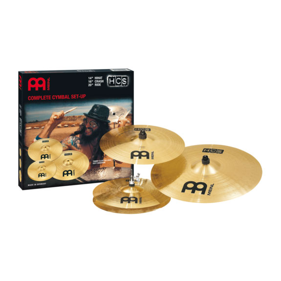 Meinl HCS Complete Cymbal Pack Cymbal Packs and Cymbal Sets Cymbals