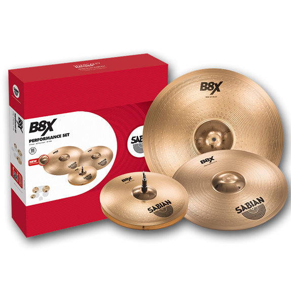 Sabian B8X Performance Set 14 / 16 / 20 Cymbal Packs and Cymbal Sets