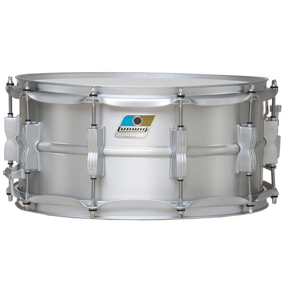 Ludwig Aluminum Acrolite Snare Drum 6.5x14 Metal Snare Drums