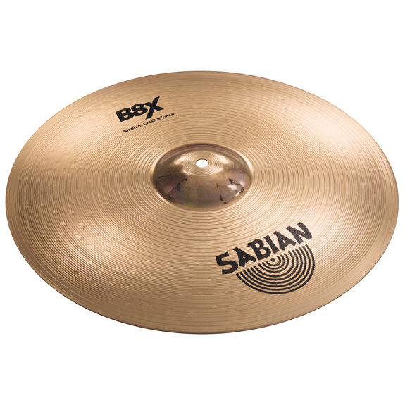 Sabian 16" B8X Medium Crash Cymbal Crash Cymbals Steve Weiss Music