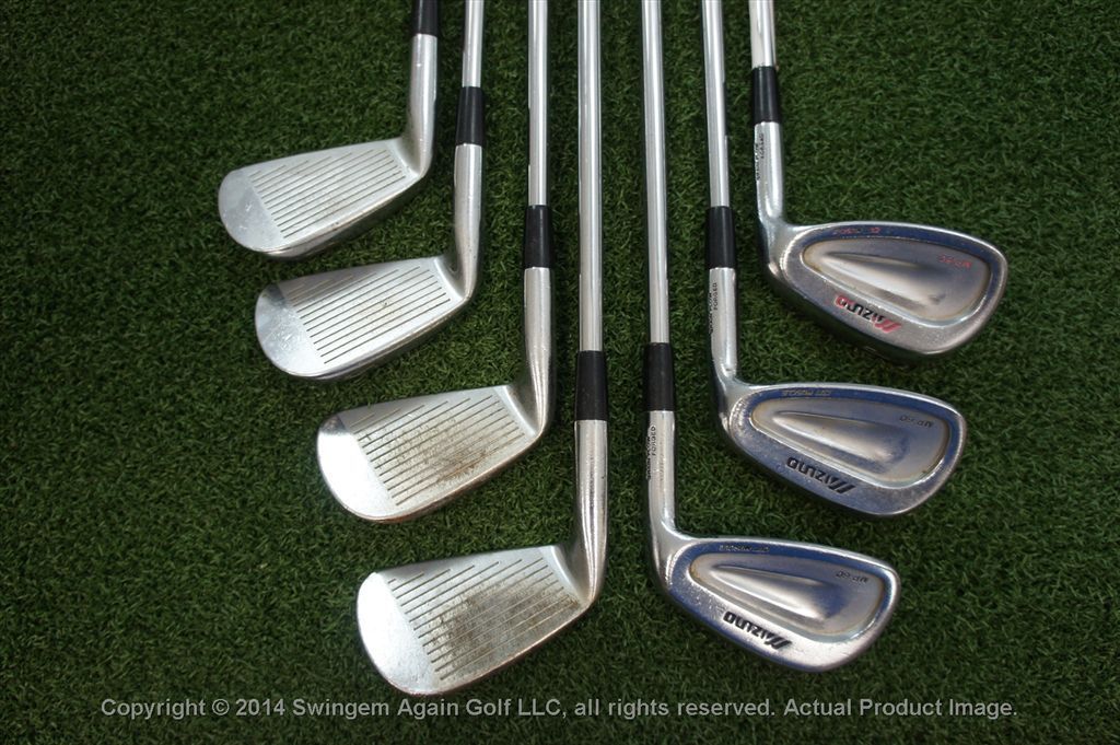 MIZUNO MP 60 MP60 IRON SET 4PW GOLF IRONS STEEL STIFF FLEX