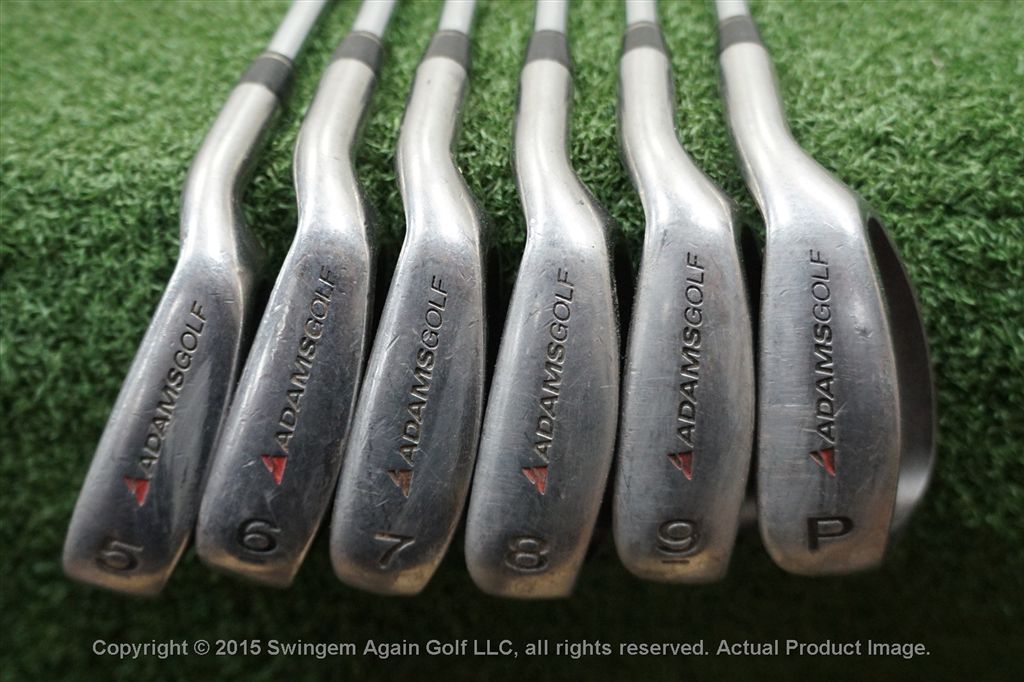 ADAMS OVATION 5PW IRONS Steel Shaft UNIFLEX IRON SET u141238 Used Golf