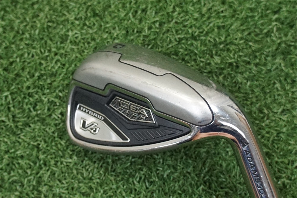 Adams Idea Tech V4 Hybrid Pitching Wedge Steel Regular Flex 163601 Used