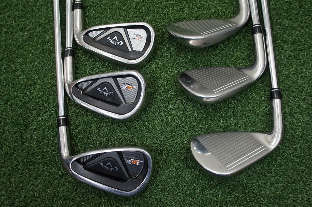 Callaway X2 Hot 6AW Irons Iron Set Steel Shaft Regular Flex Good