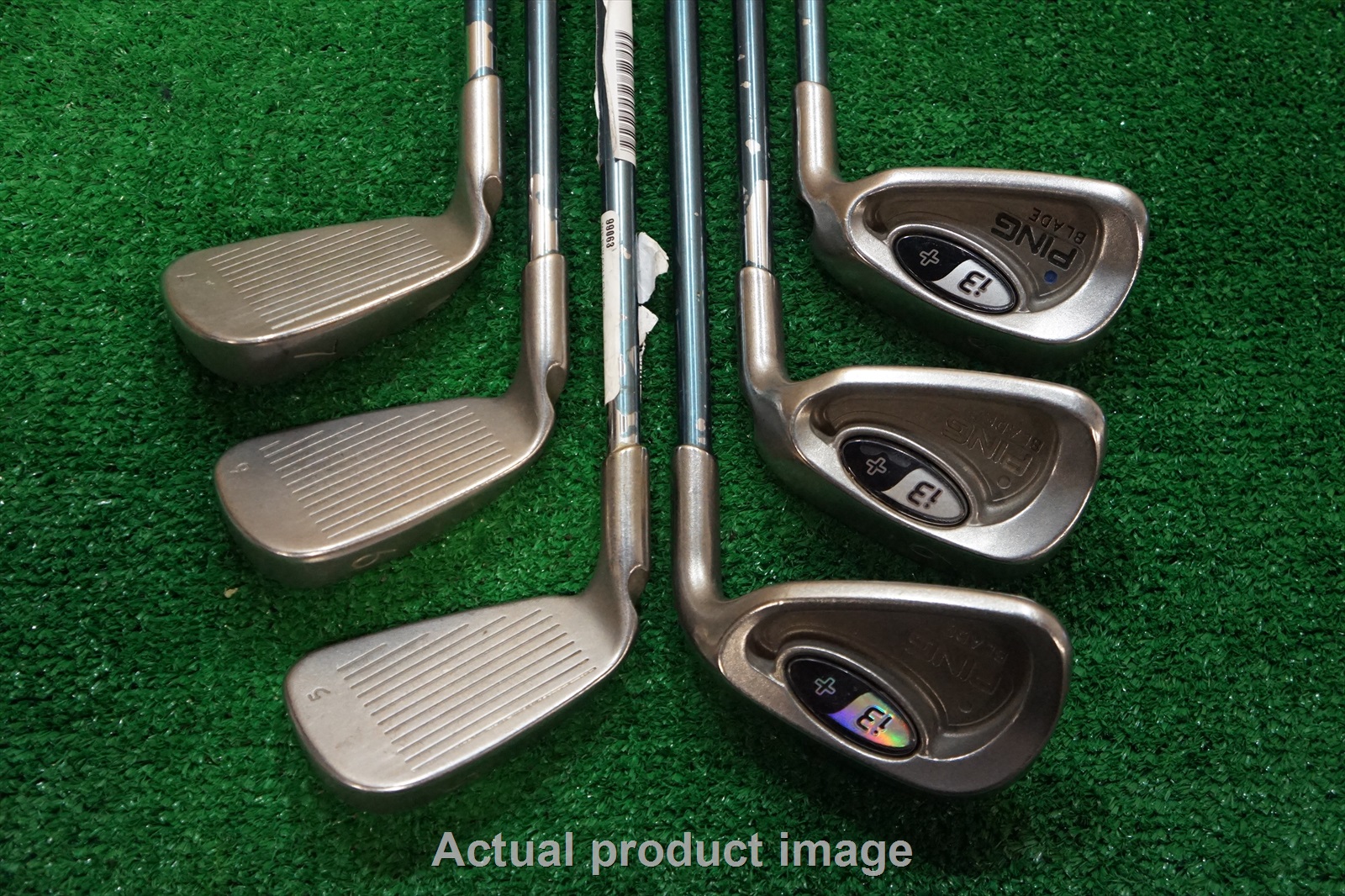 Ping i3+ Blade Blue Dot 5PW Irons Iron Set Steel Shaft Stiff Flex