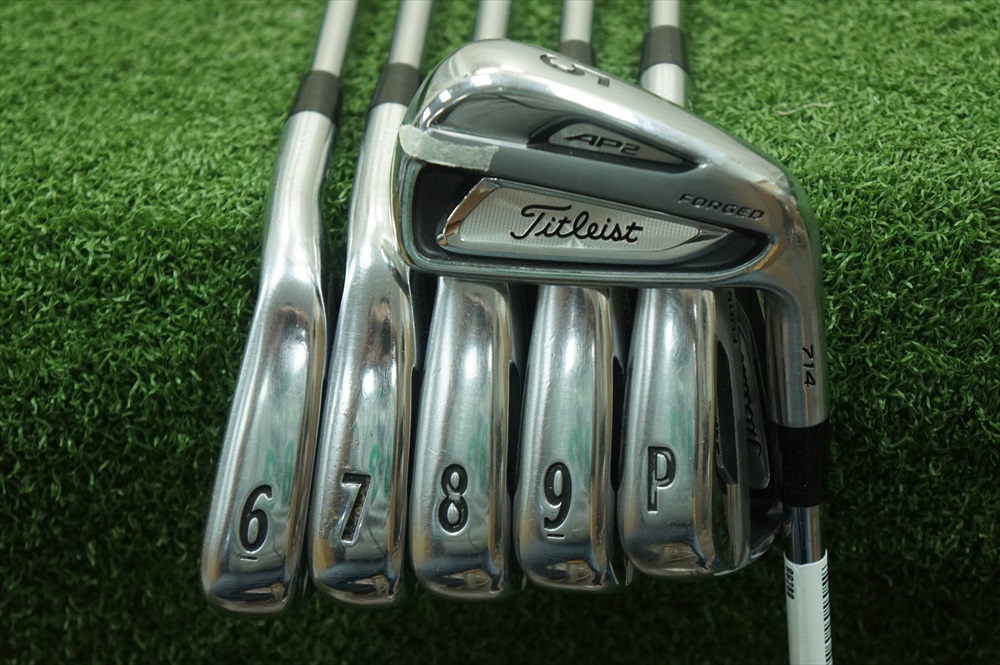 Titleist AP2 714 5PW Irons Steel Stiff Flex Iron Set Very Good