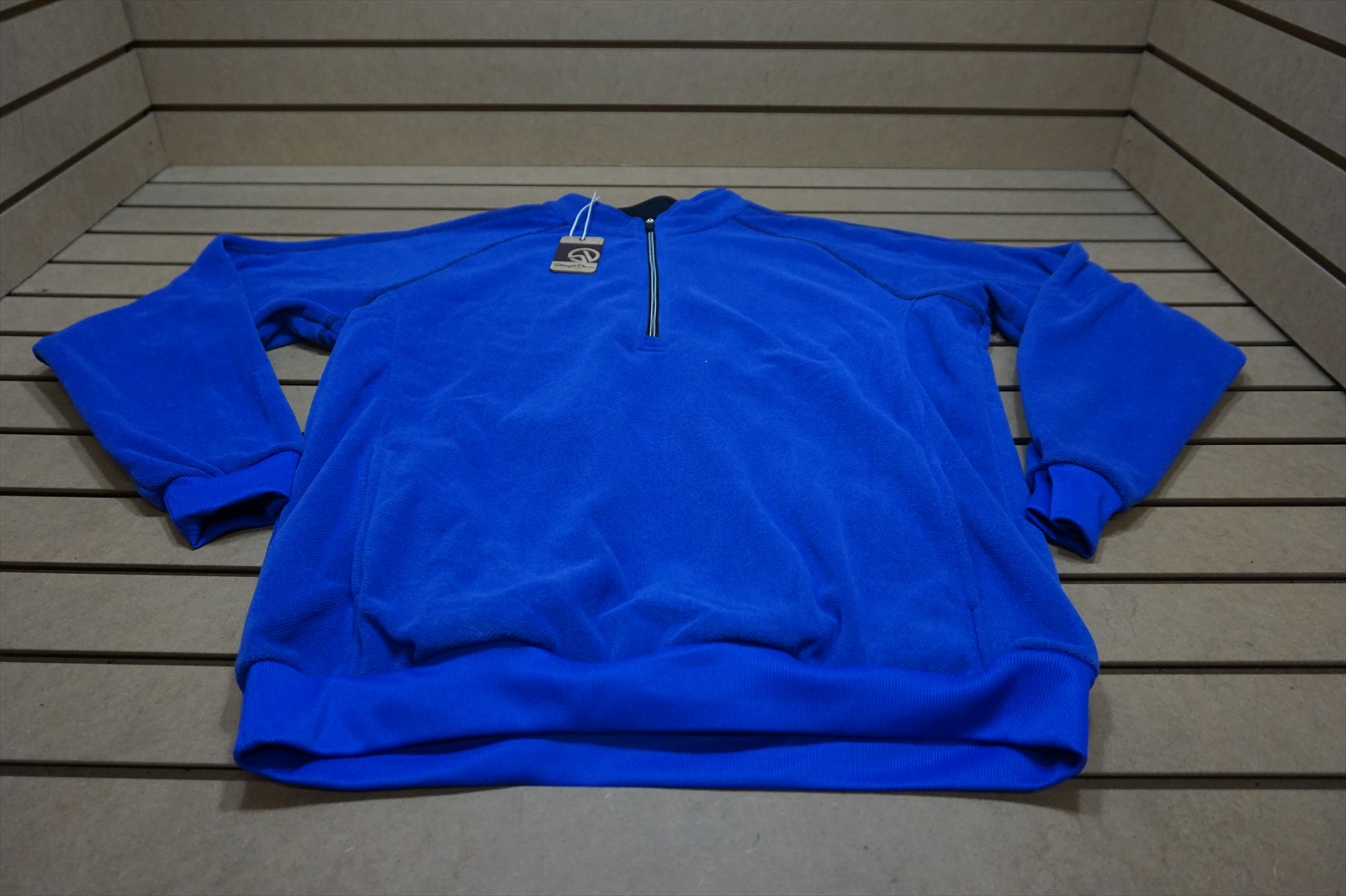 NEW Straight Down Golf Lomond 1/2 Zip Fleece Lined Pullover Size Large