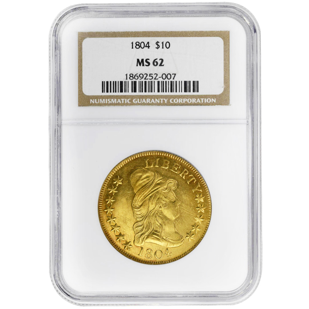 1804 $10 Crosslet 4 MS
