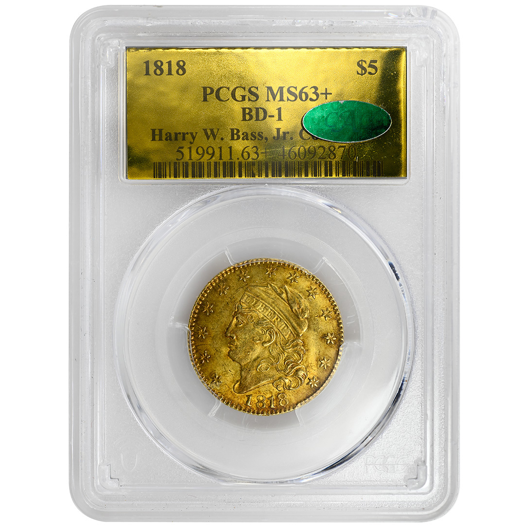 1818 $5 BD-1 MS
