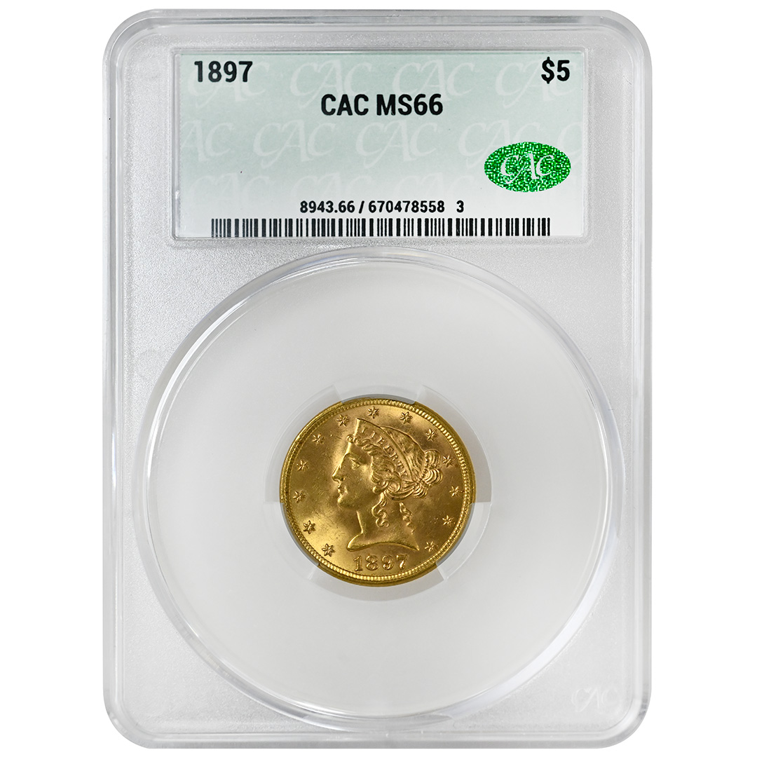 1897 $5 MS