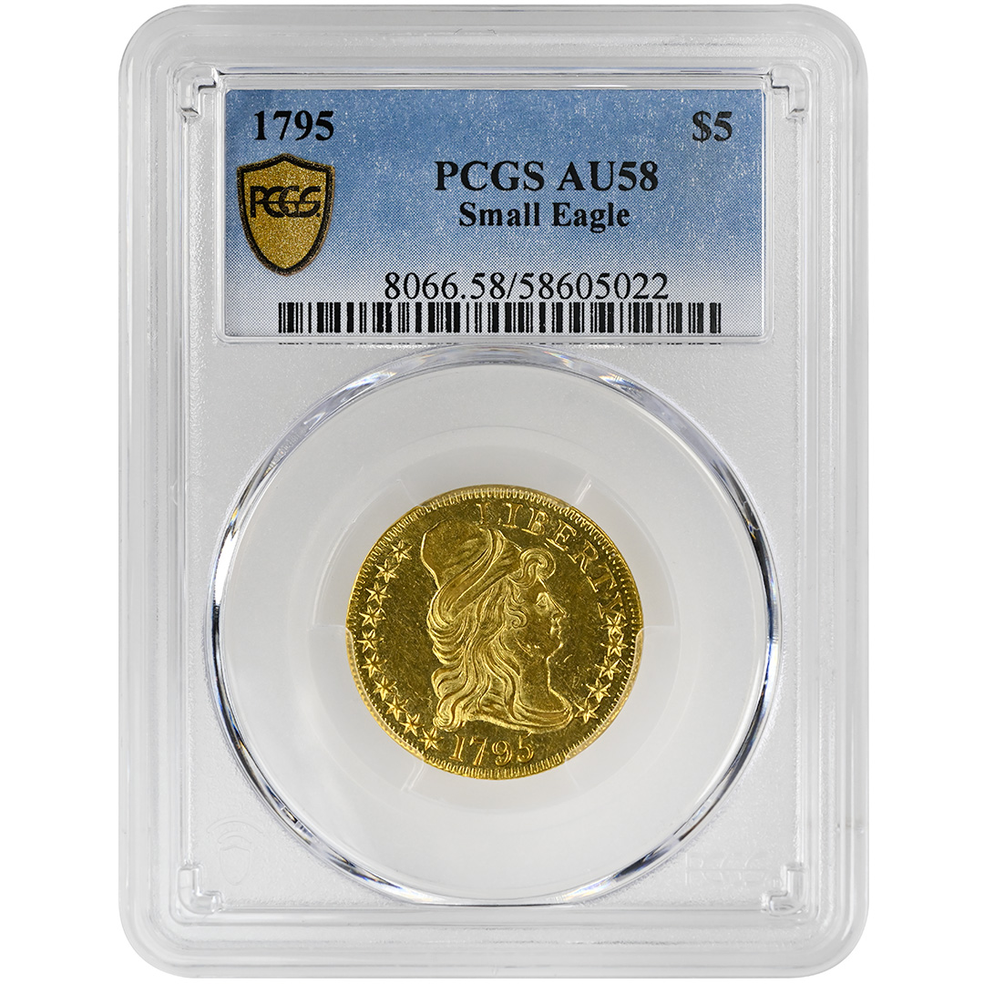 1795 $5 Small Eagle MS