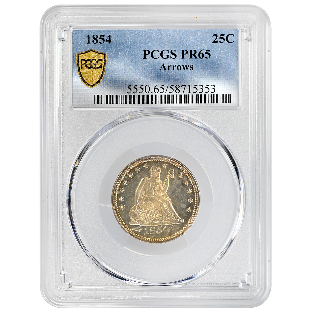 1854 25c Arrows PR