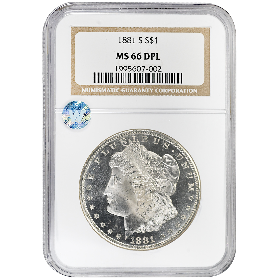 1881-S $1 MS DMPL