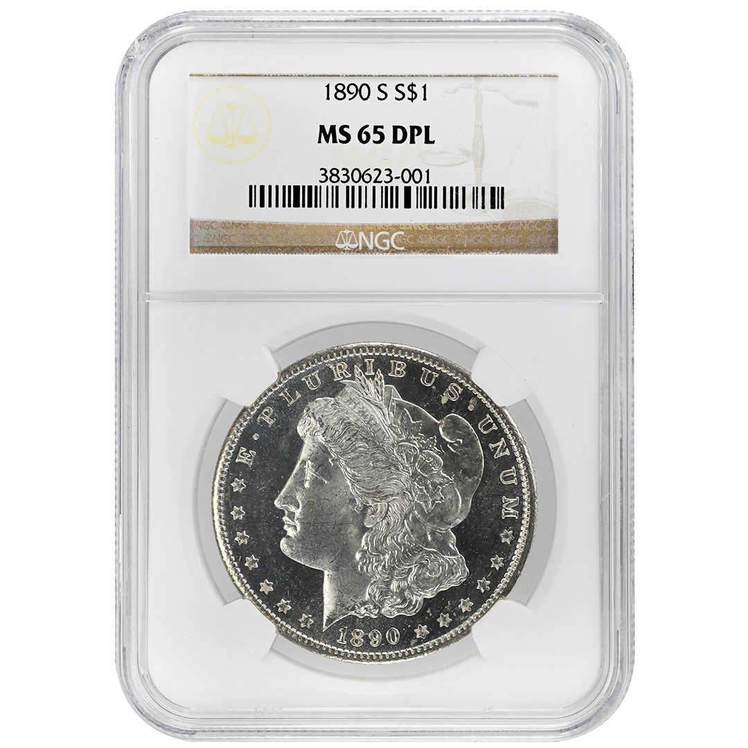 1890-S $1 MS DMPL