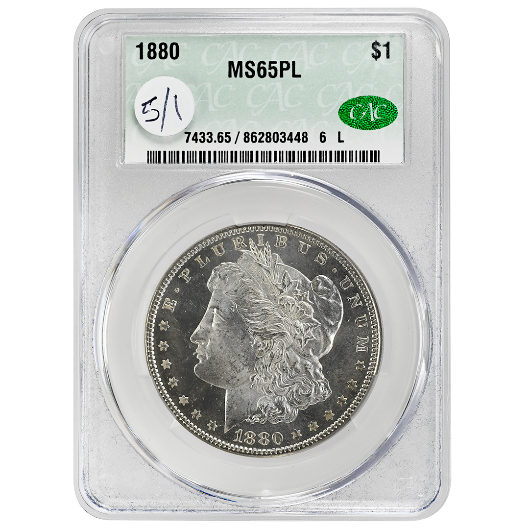 1880 $1 MS PL