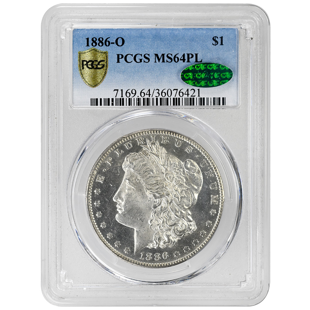 1886-O $1 MS PL