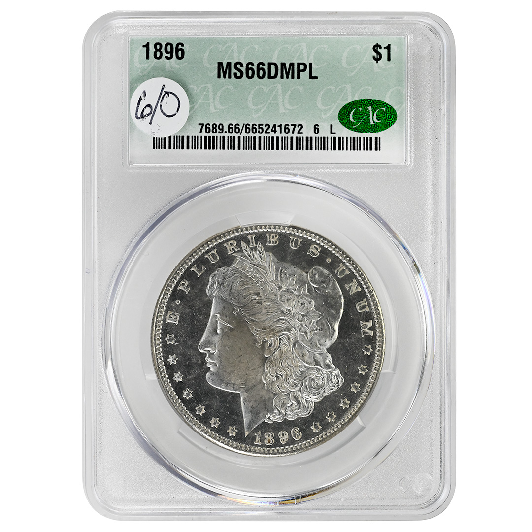 1896 $1 MS DMPL
