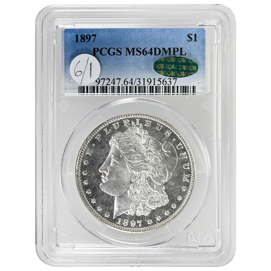 1897 $1 MS DMPL