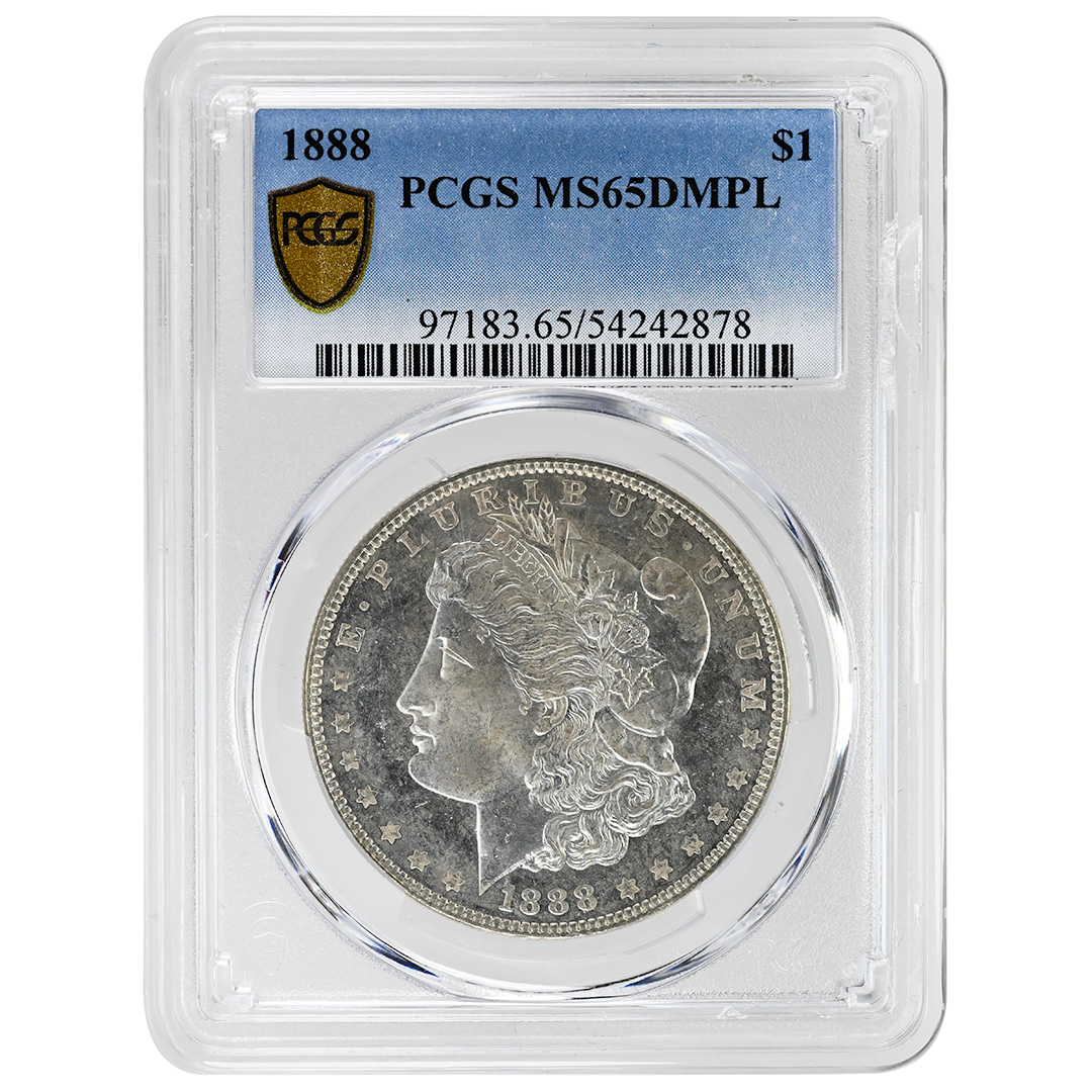 1888 $1 MS DMPL
