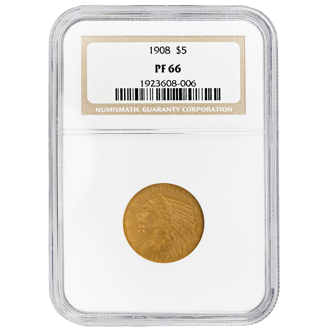 1908 $5 PR