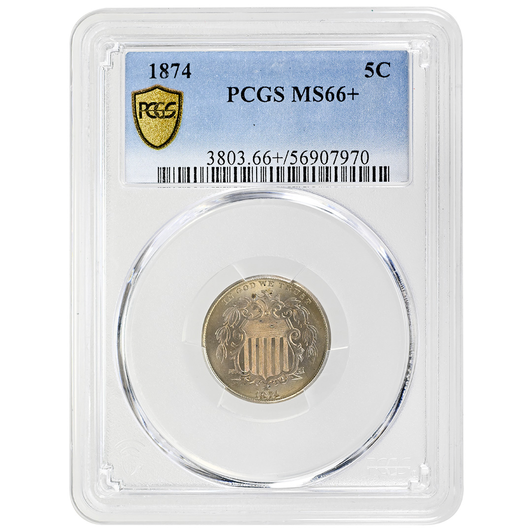 1874 5c MS