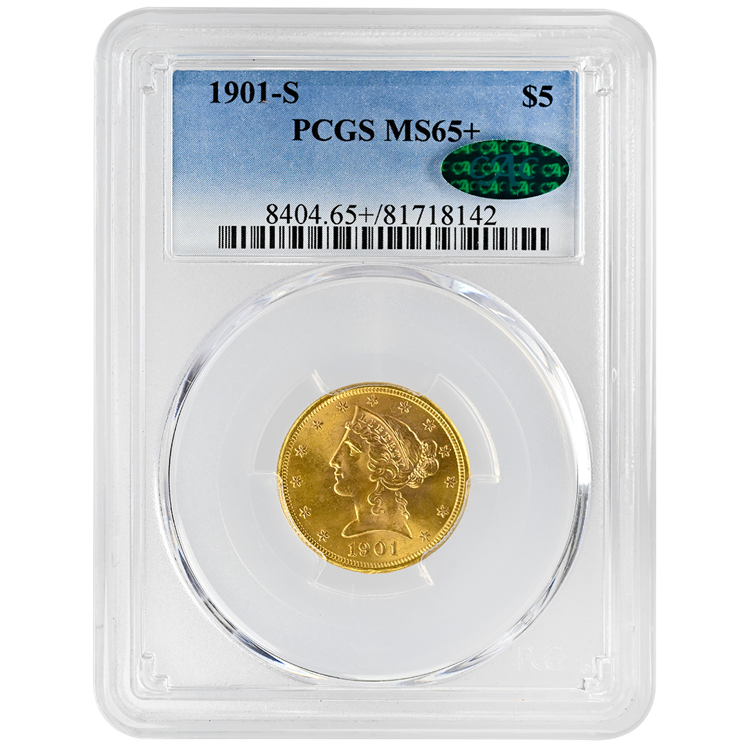 1901-S $5 MS
