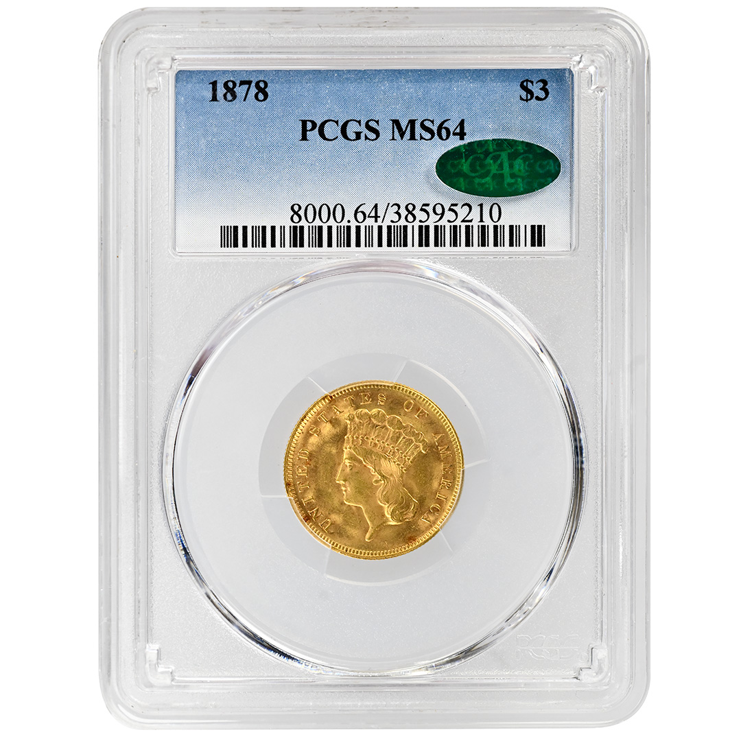 1878 $3 MS