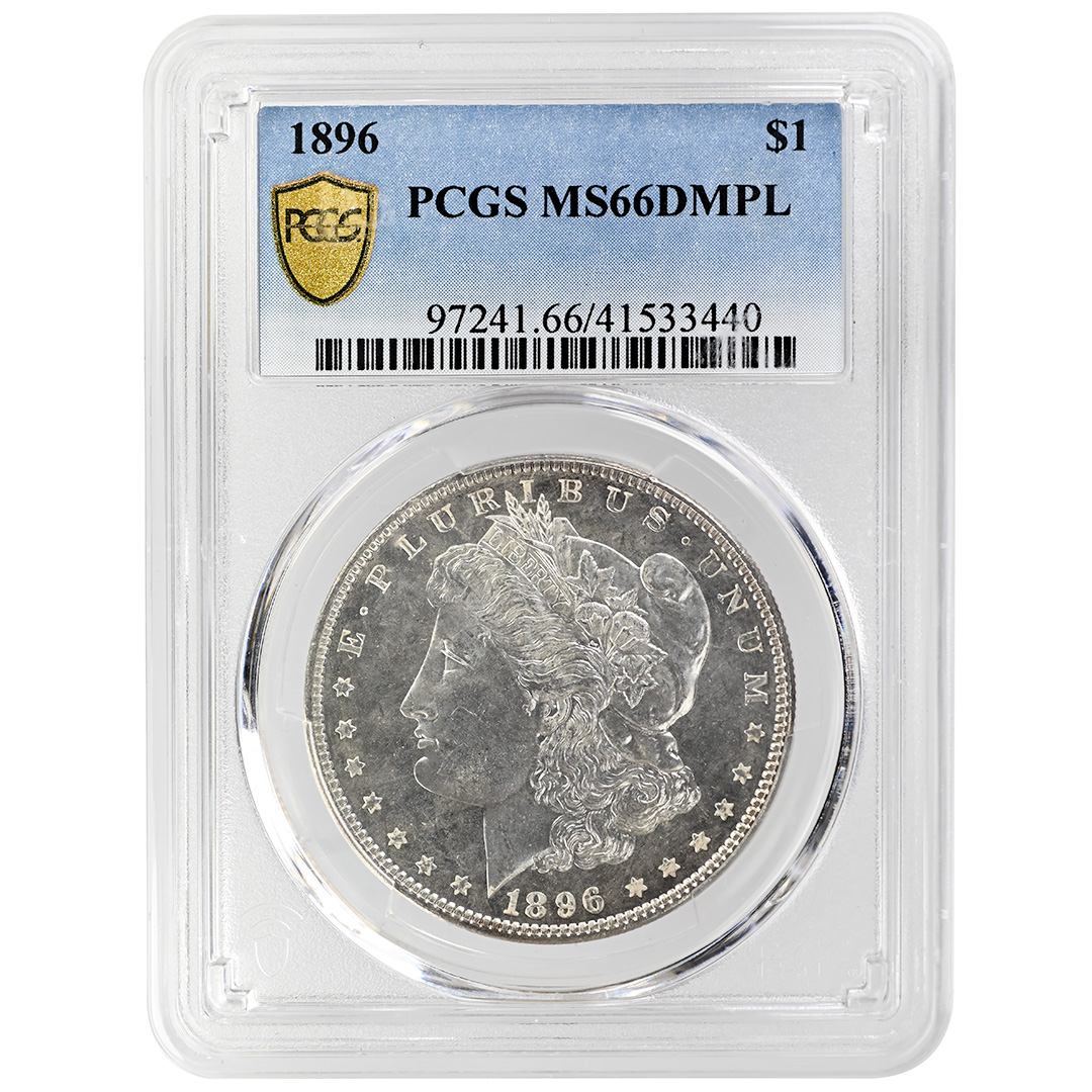 1896 $1 MS DMPL