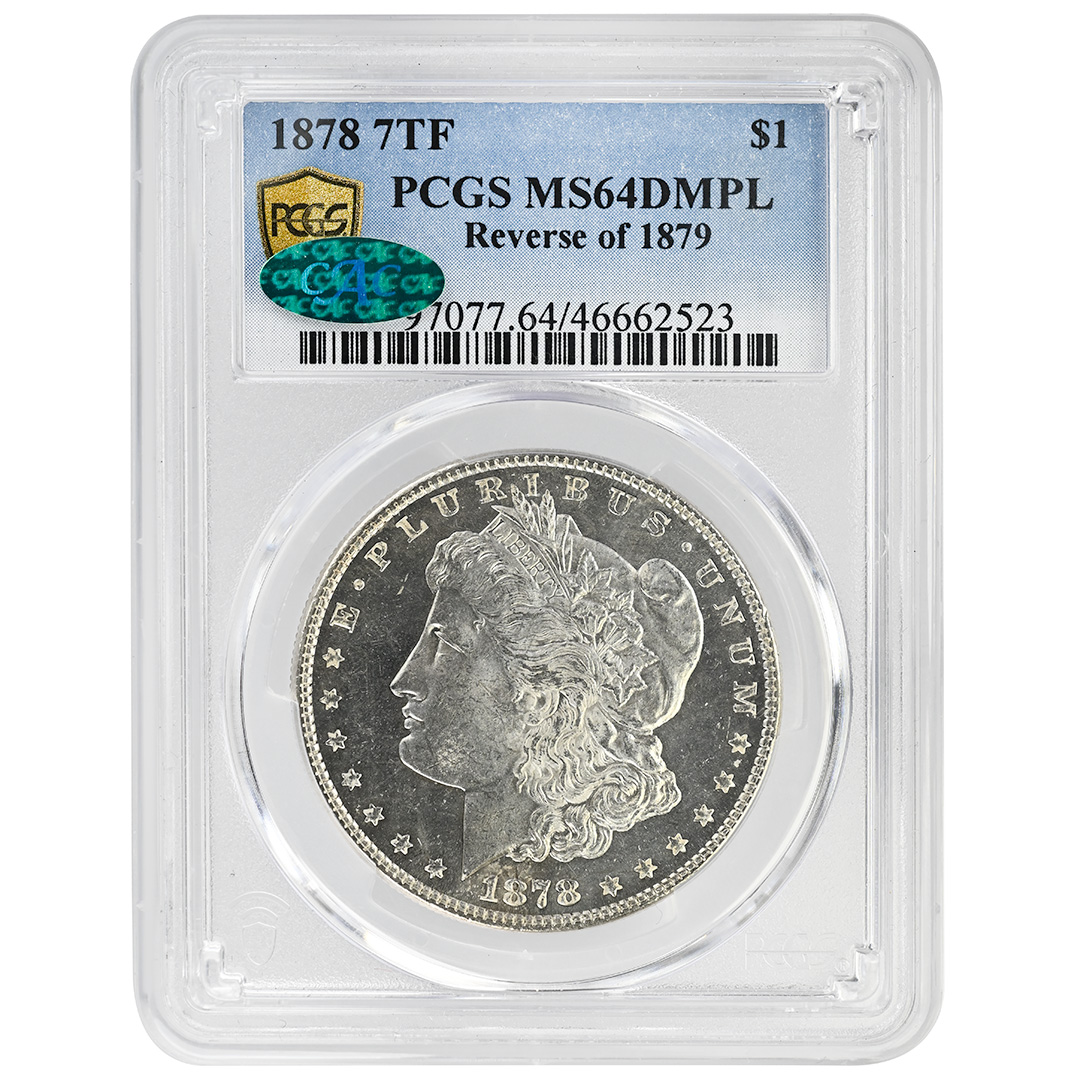 1878 7TF $1 Reverse of 1879 MS DMPL