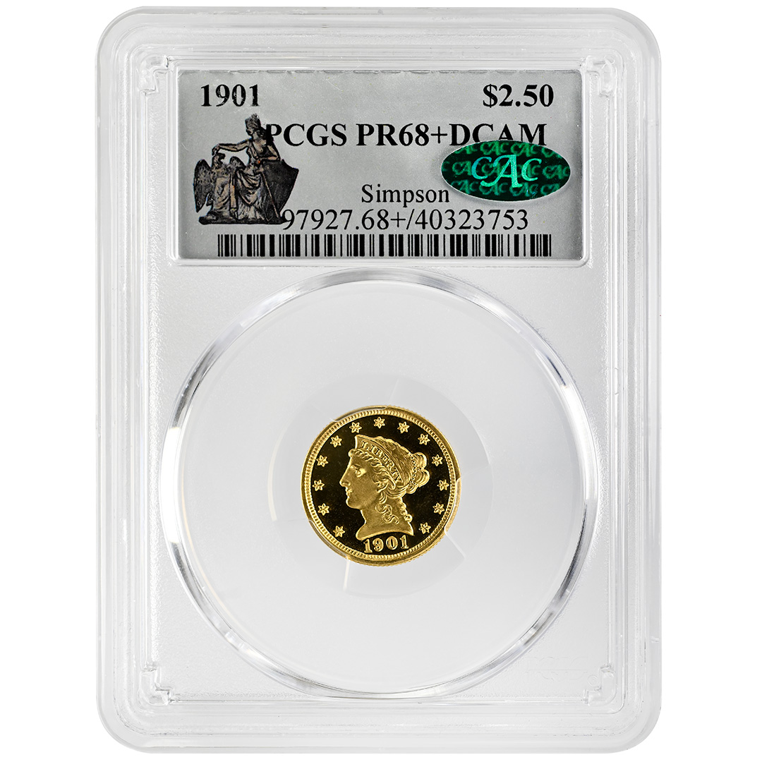 1901 $2 1/2 PR DCAM