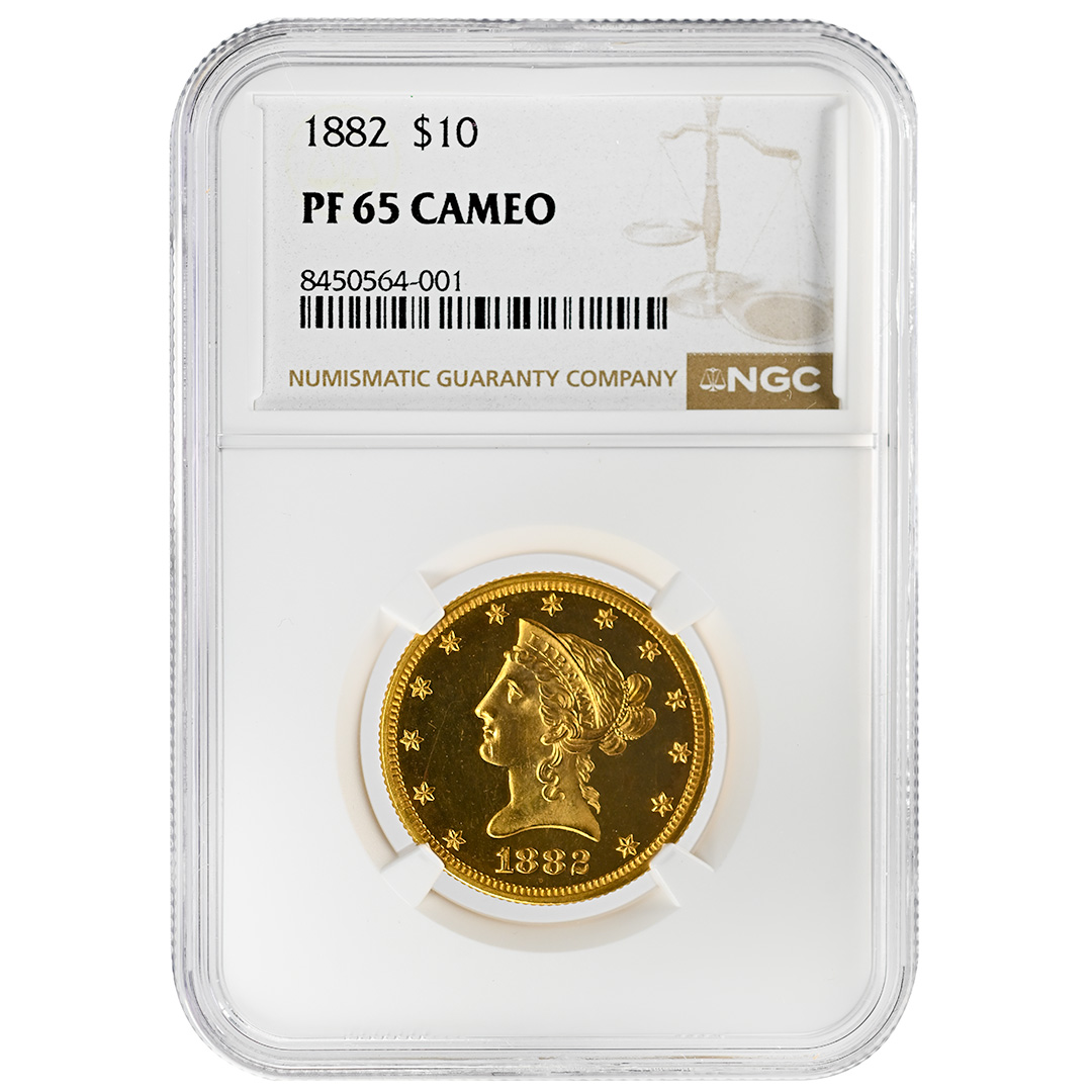 1882 $10 PR CAM