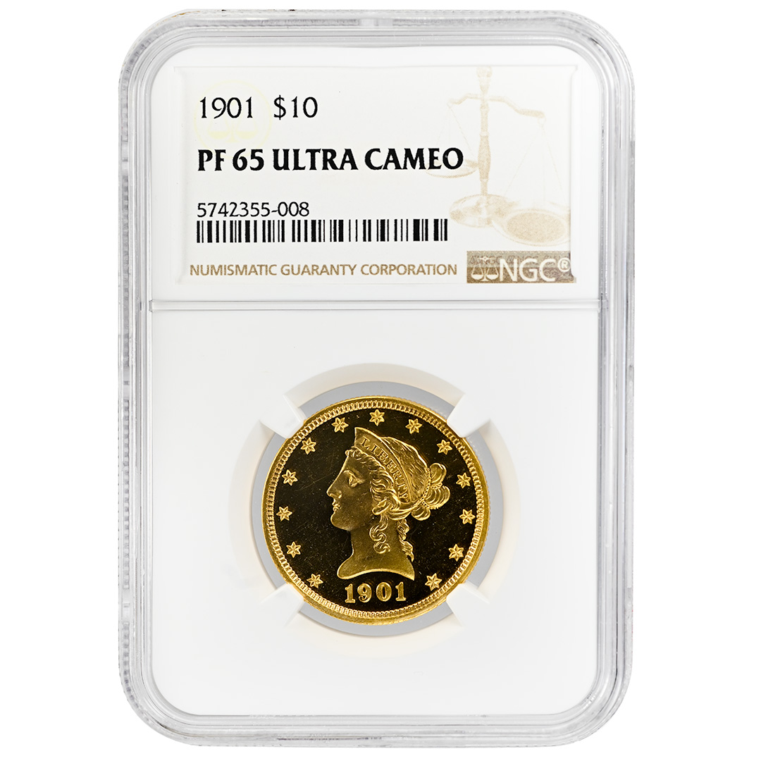 1901 $10 PR DCAM