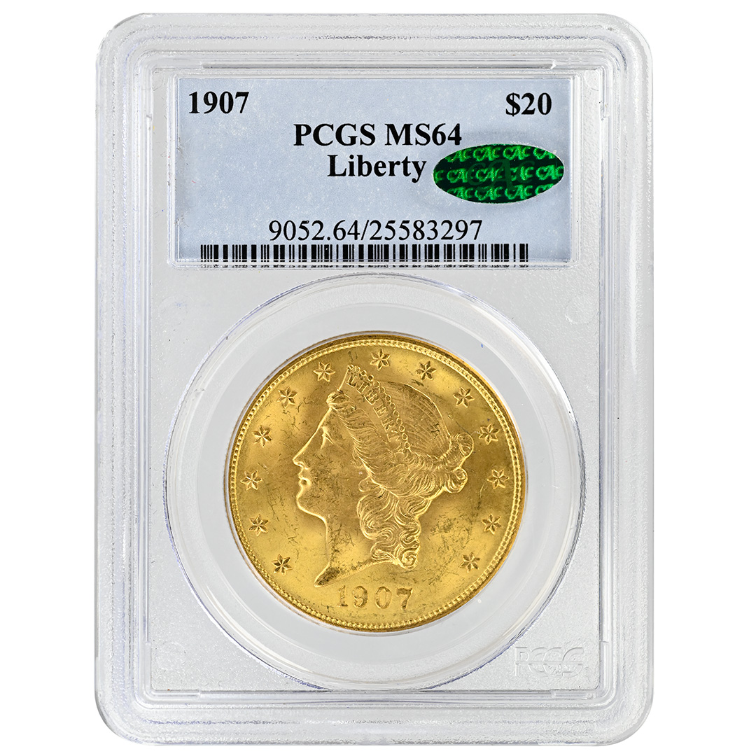 1907 $20 Liberty MS