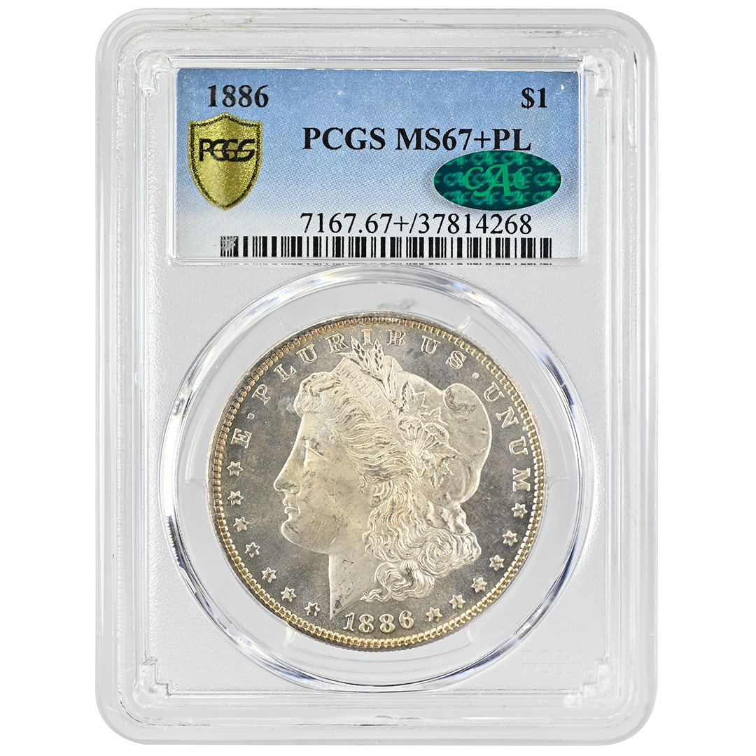 1886 $1 MS PL