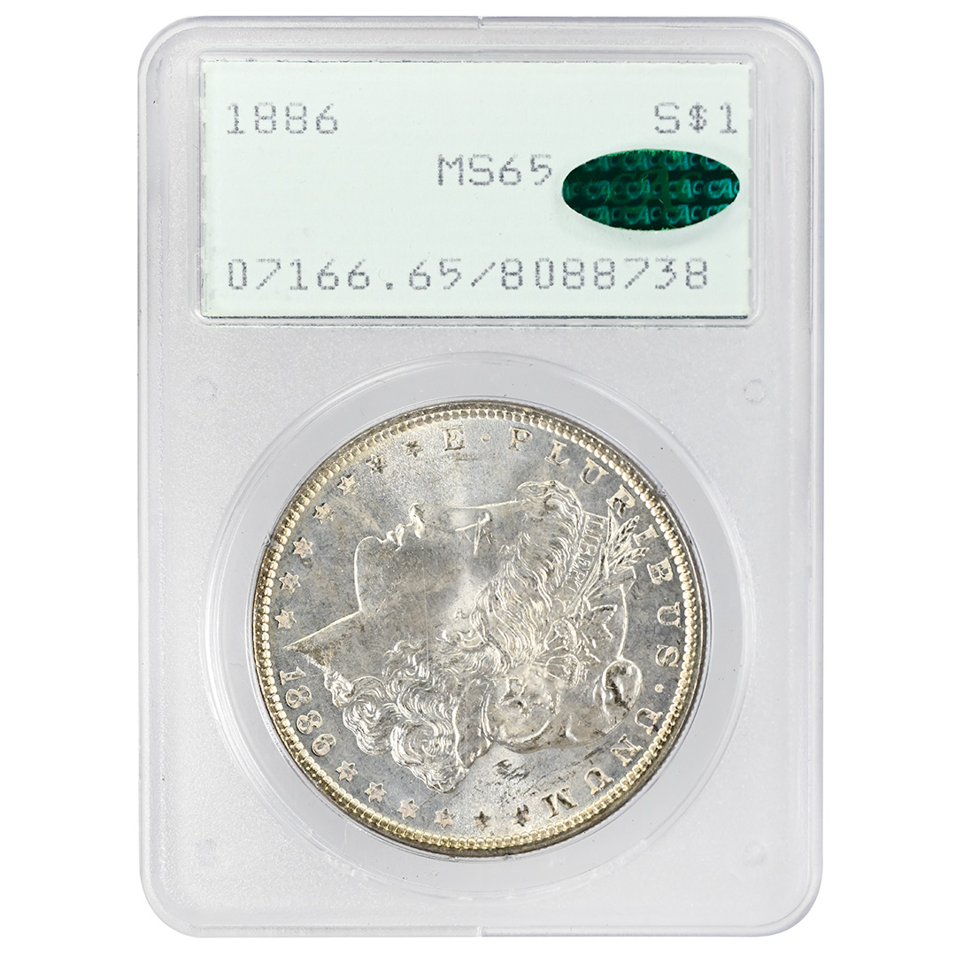 1886 $1 MS
