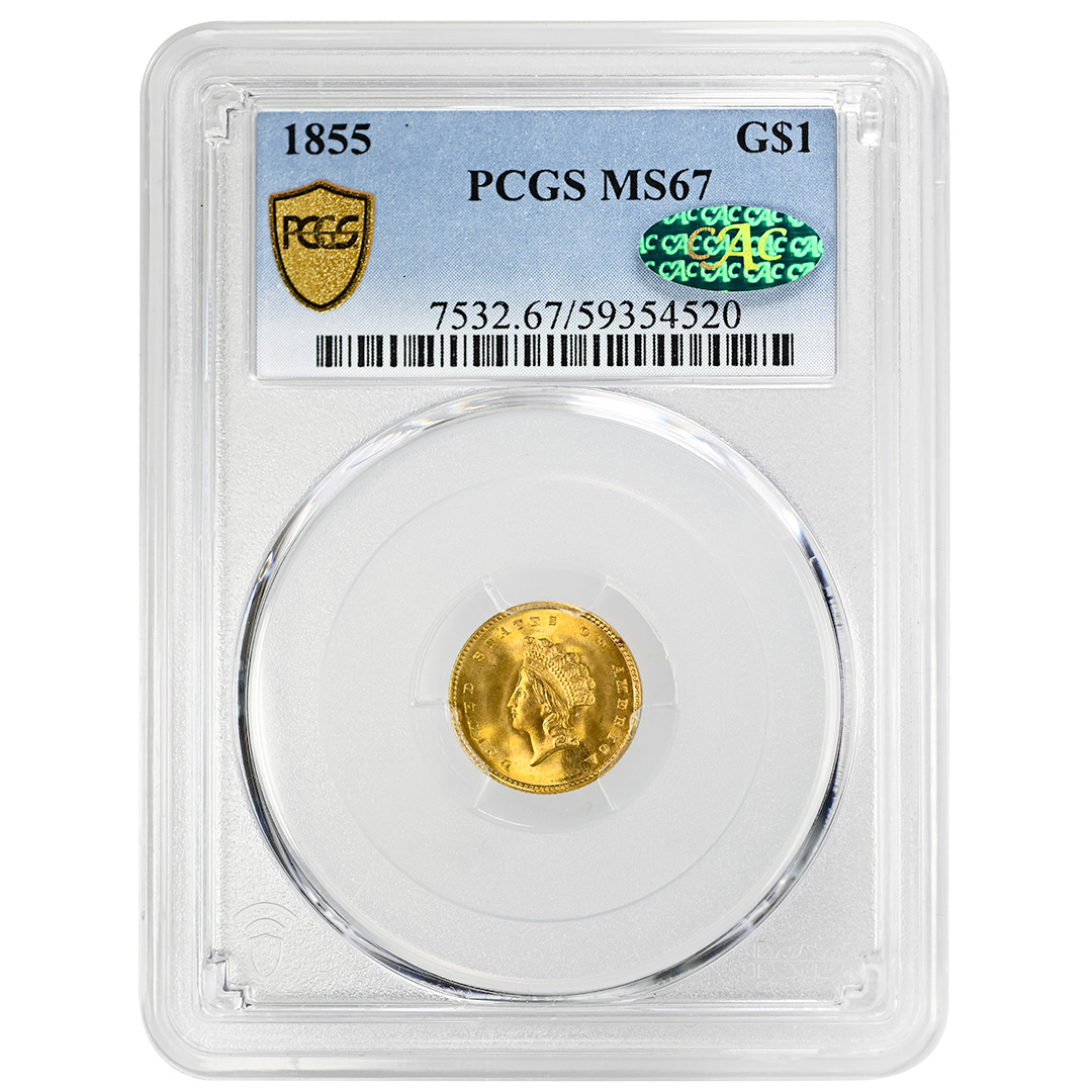 1855 G$1 Type 2 MS