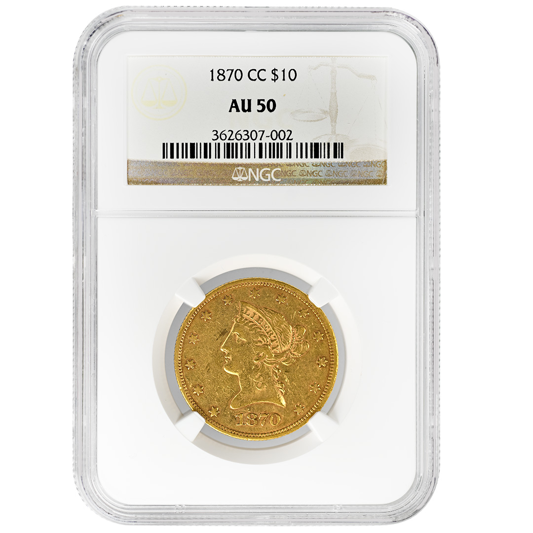 1870-CC $10 MS