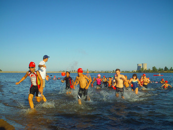 TRI for KIDS swim exit