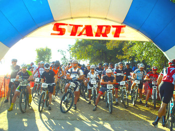 MTB Racing - start of the MTB 50