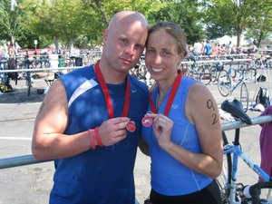 Travis and Michelle Husband and Wife Triathletes