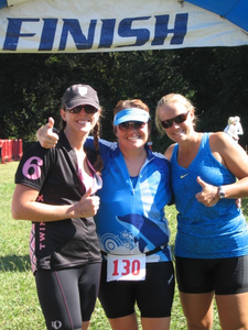 Three new triathletes!