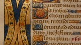 Illuminated Manuscript page Book of Hours - 1500