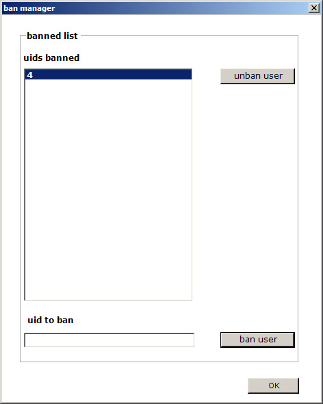 Ban manager