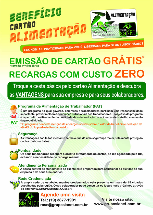 Apresentação Alimentação - Email