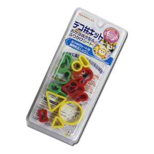 Picnic DECO Bento Set ~ Baran & Furikake Stencil & Food Shaper