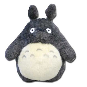 *Grey* Totoro Plush Doll -- Large