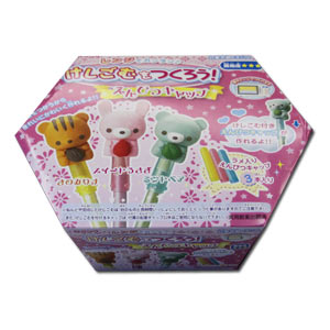 Let's Make Eraser with Microwave ~ Animal Pencil's Cap
