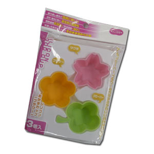 ECO Flower Shaped Re-usable Silicon Bento Cup