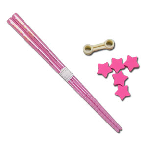 Ohashi no Okeiko ~ Hello Kitty Chopsticks Training Set w/ Stars