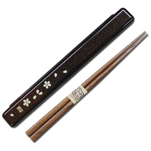 Genuine Lacquered Chopsticks Set ~ Kira-Kira Sakura Shower